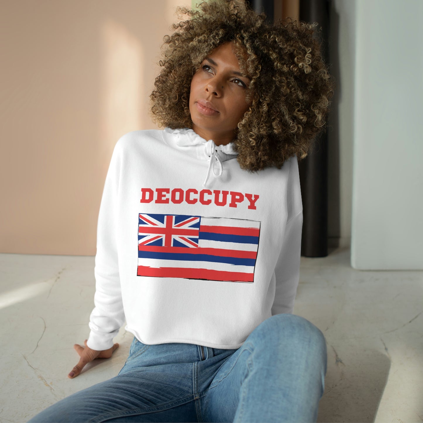 DEOCCUPY Crop Hoodie