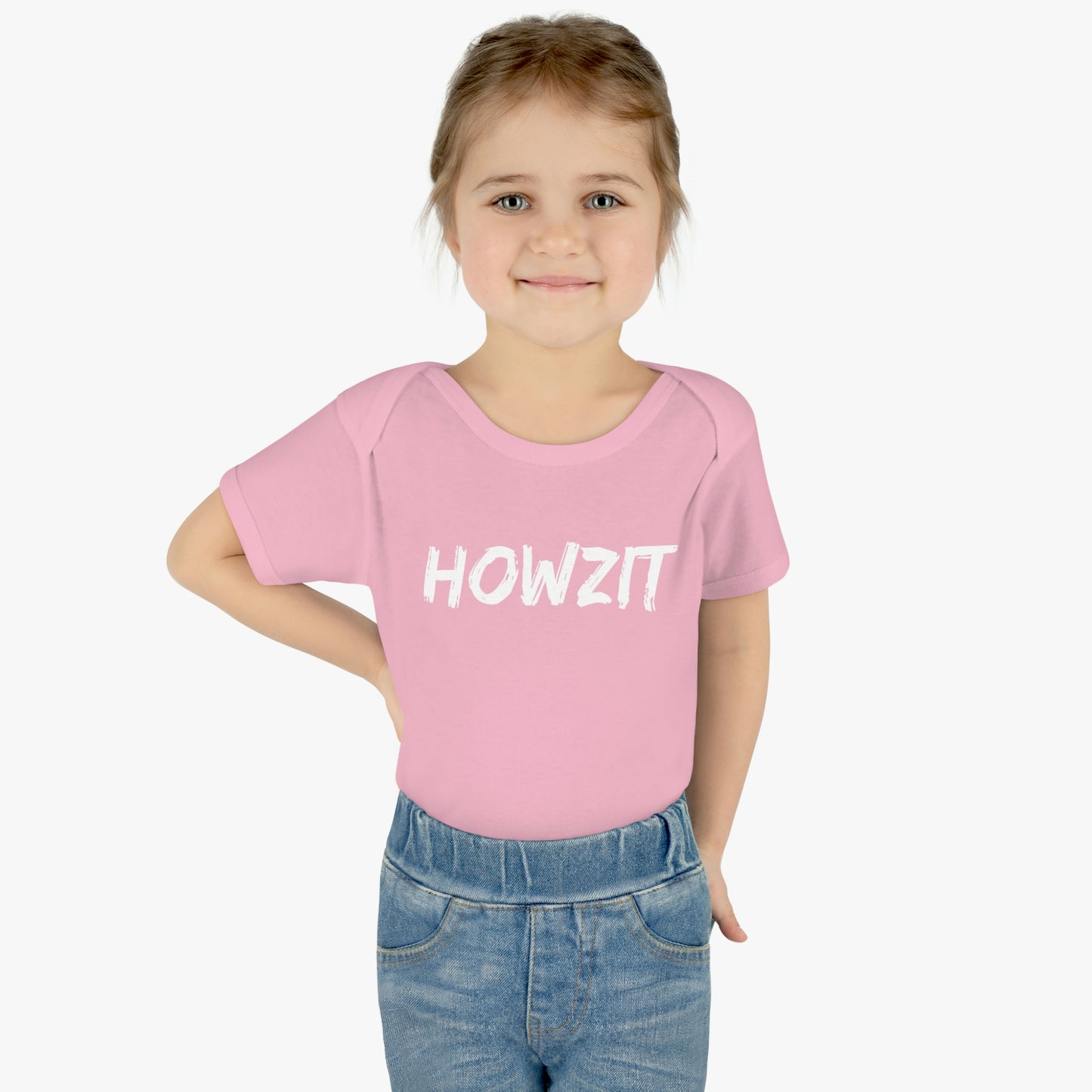 Howzit Infant Baby Rib Bodysuit