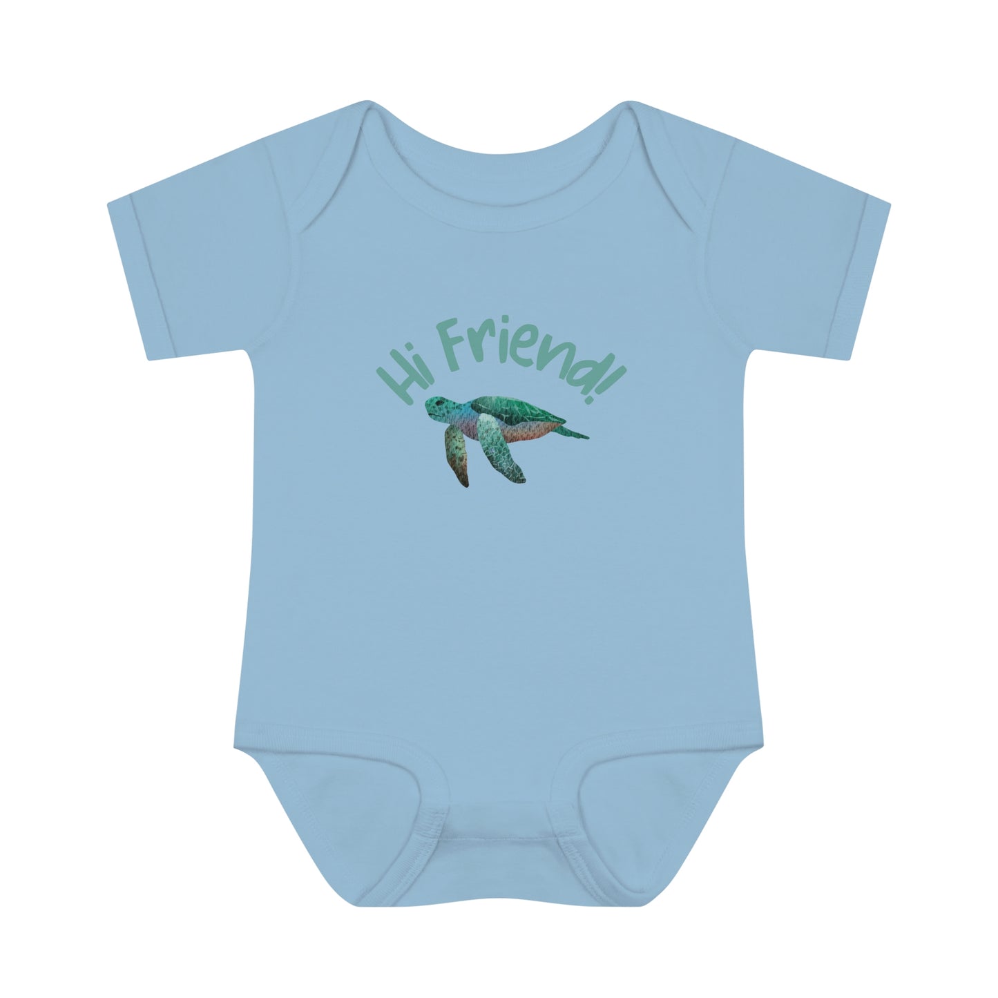 Hi Friend!  Honu Infant Baby Rib Bodysuit