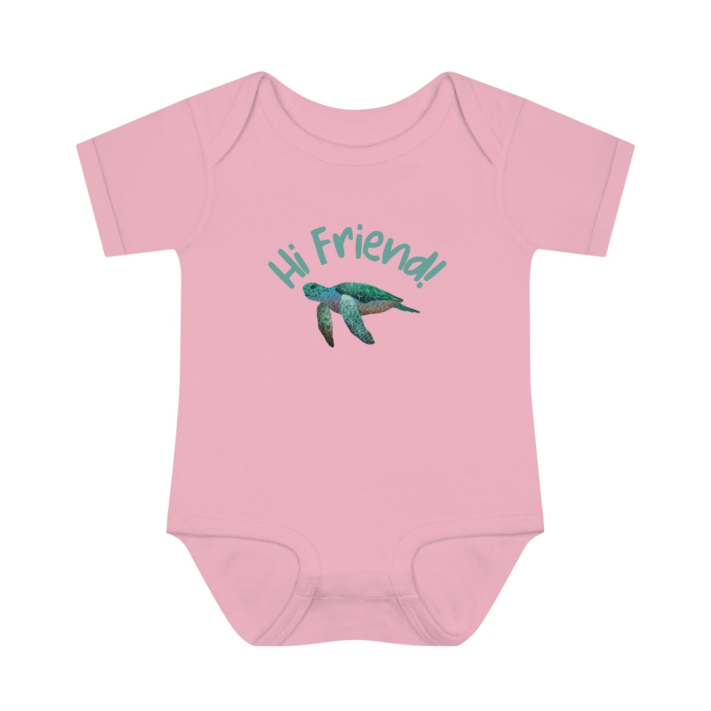 Hi Friend!  Honu Infant Baby Rib Bodysuit