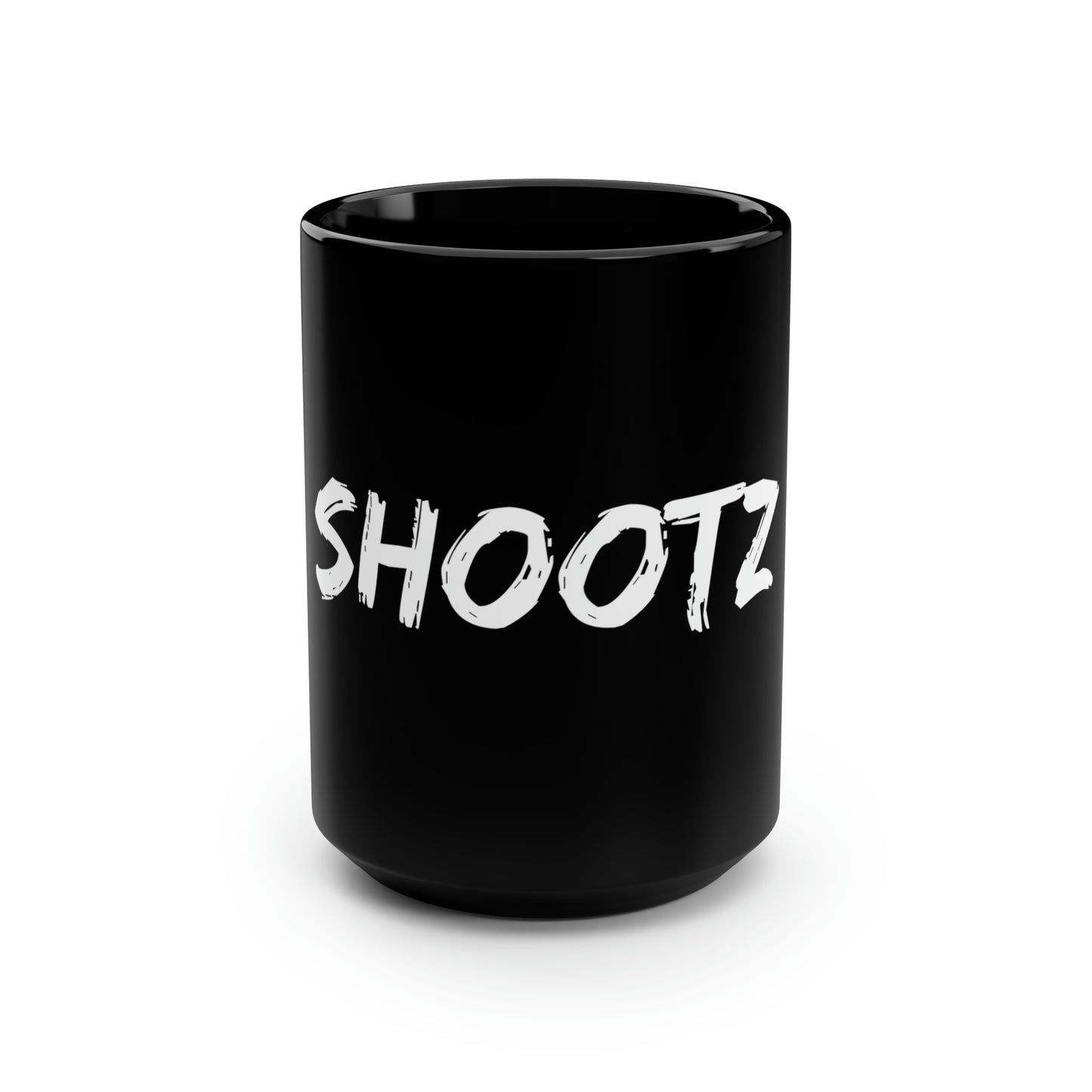 Shootz Black Mug, 15oz