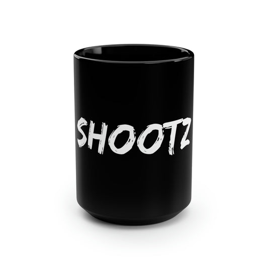 Shootz Black Mug, 15oz