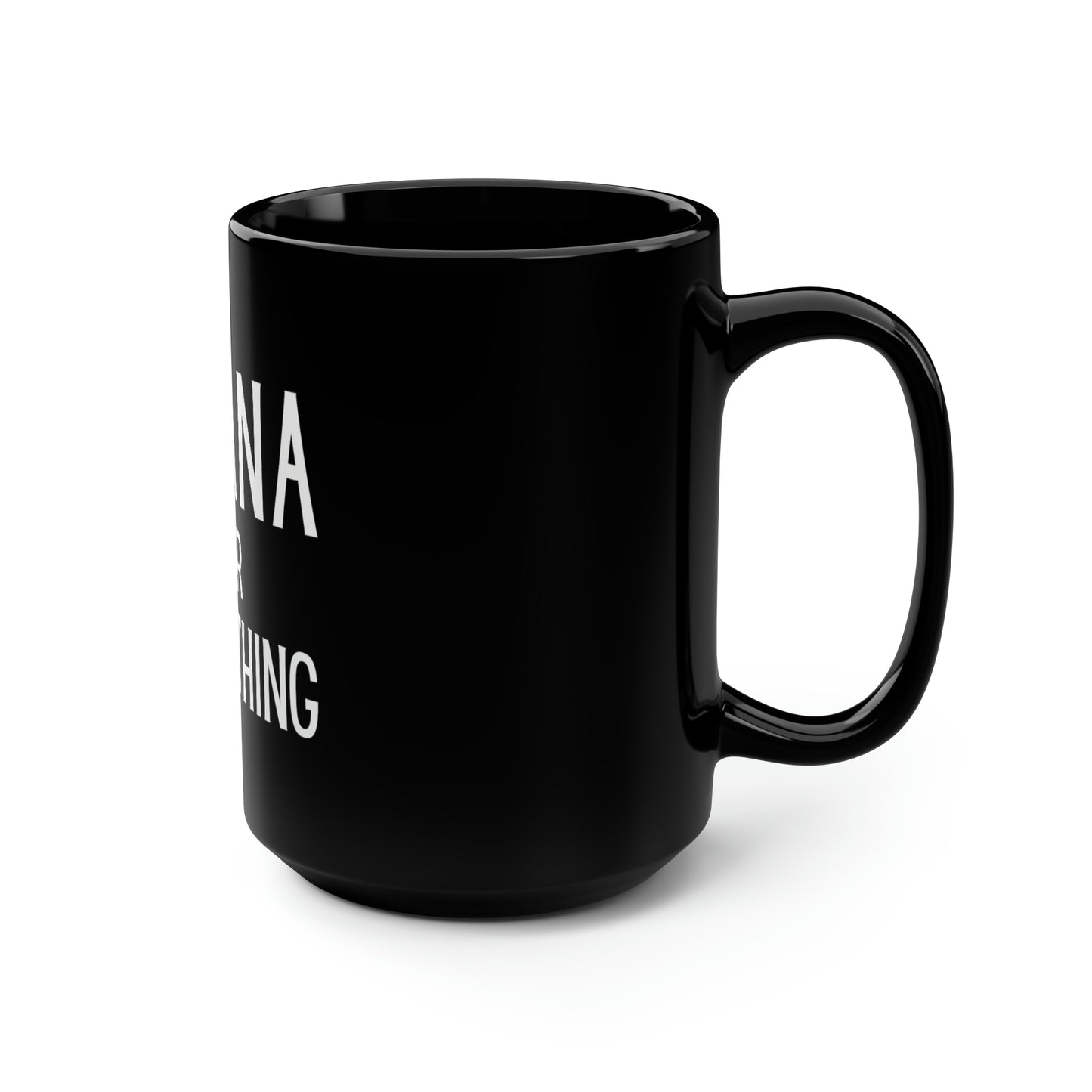 Ohana Black Mug, 15oz