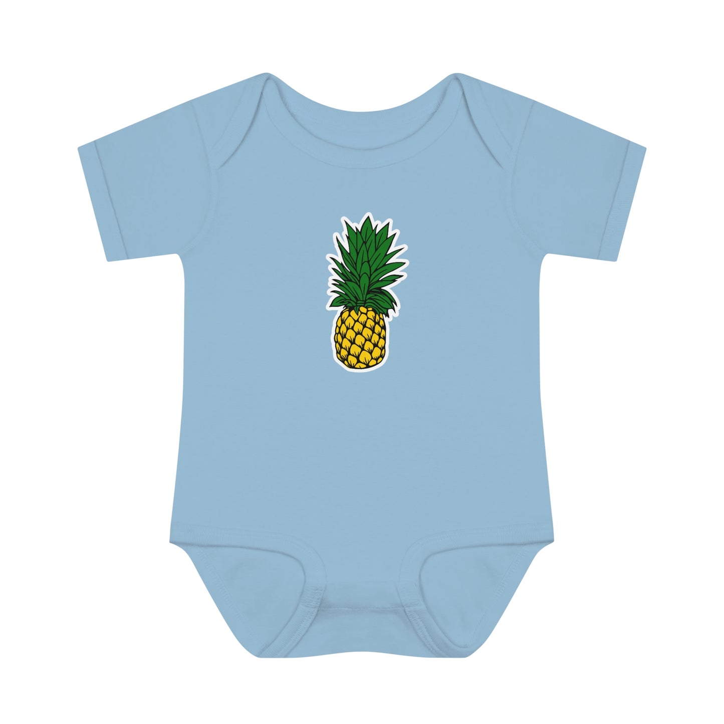 Pineapple Infant Baby Rib Bodysuit