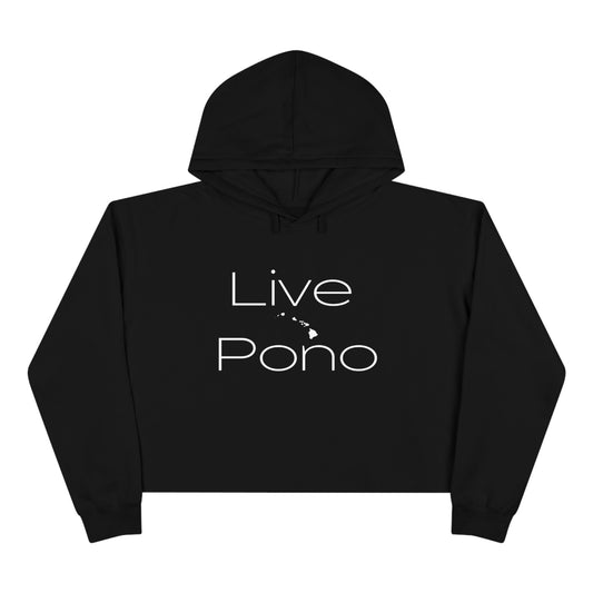 Live Pono Crop Hoodie