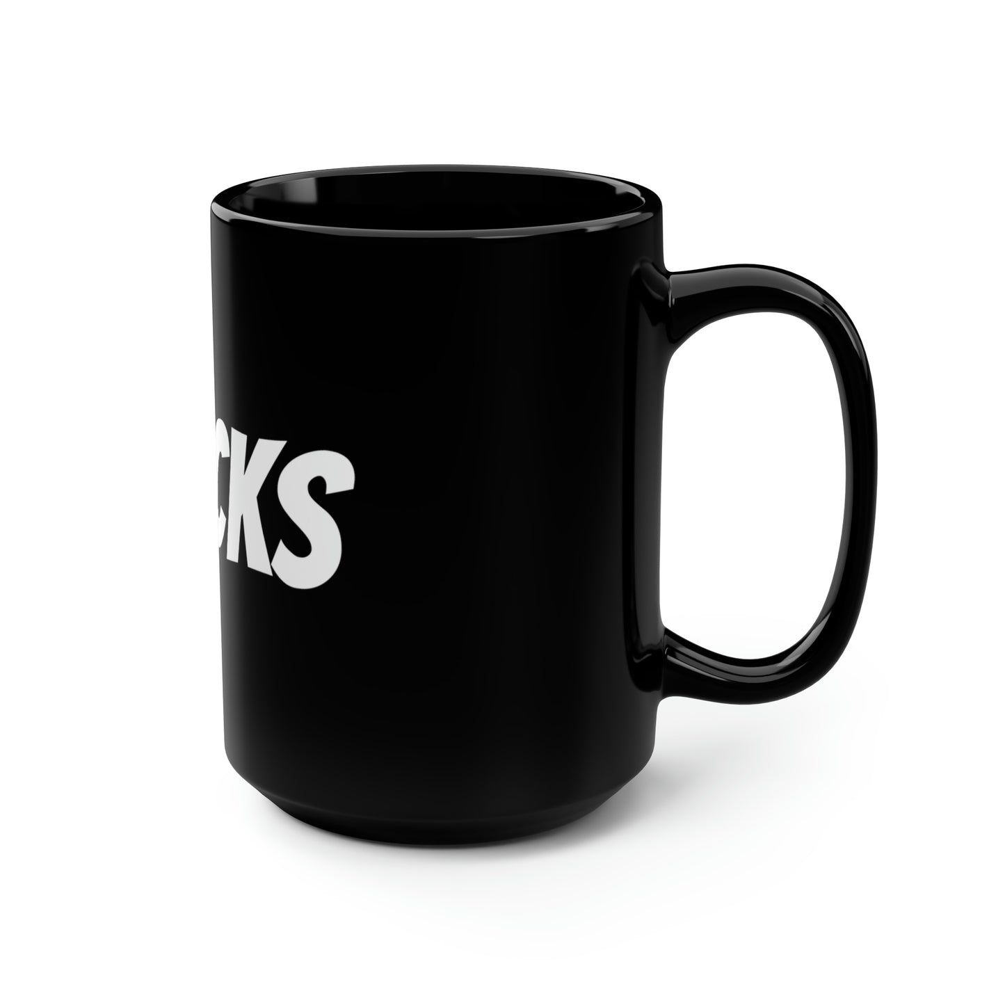 Shucks Black Mug, 15oz