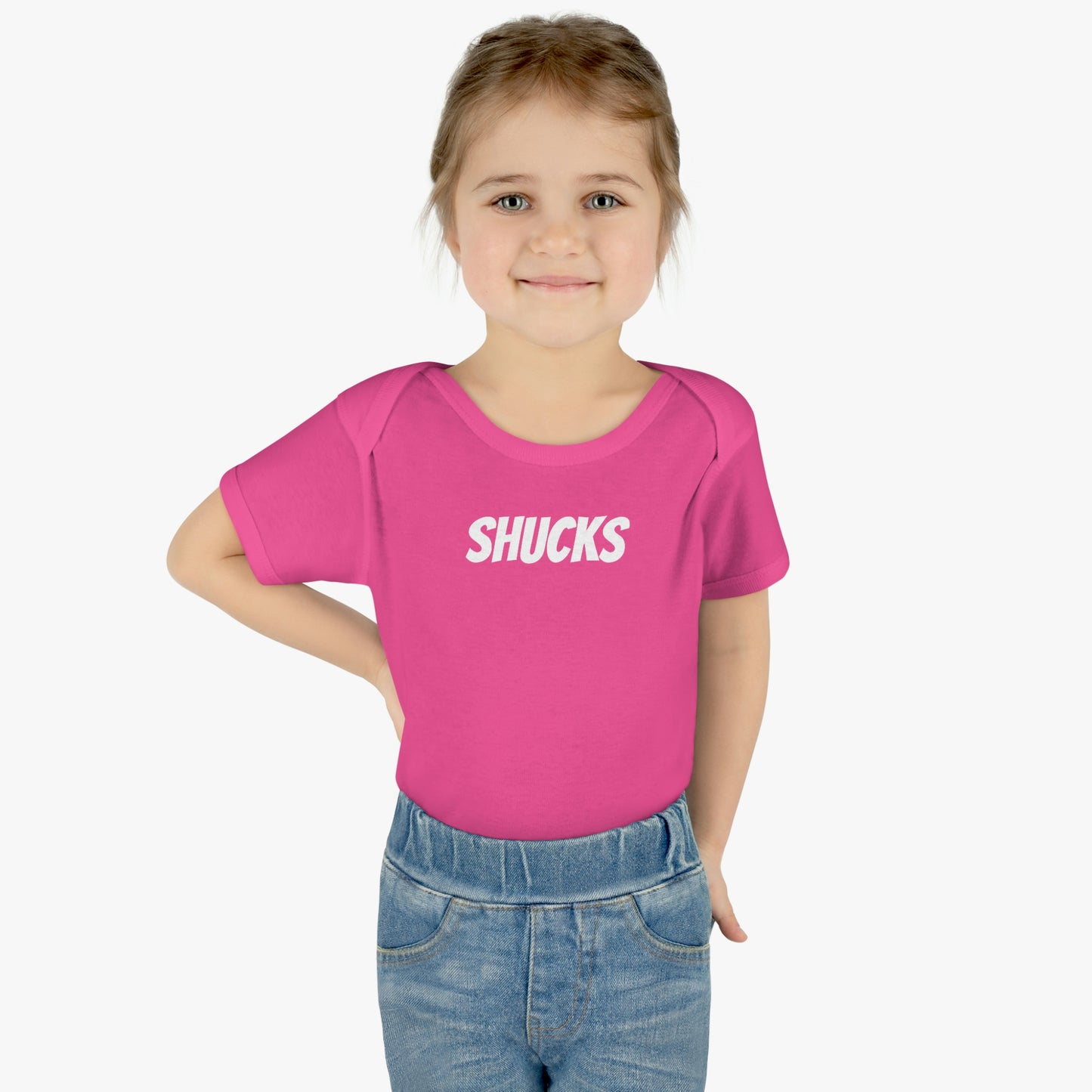 Shucks Infant Baby Rib Bodysuit