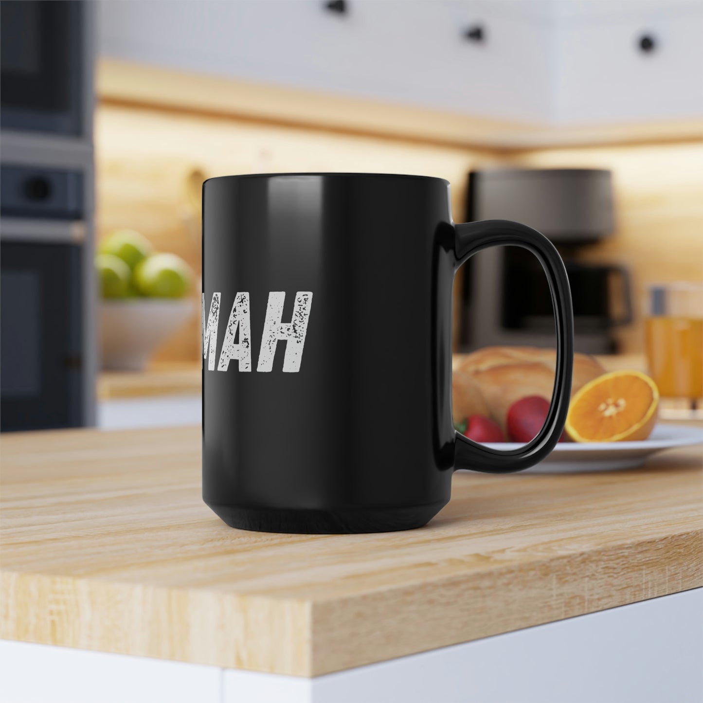 Hammah Black Mug, 15oz