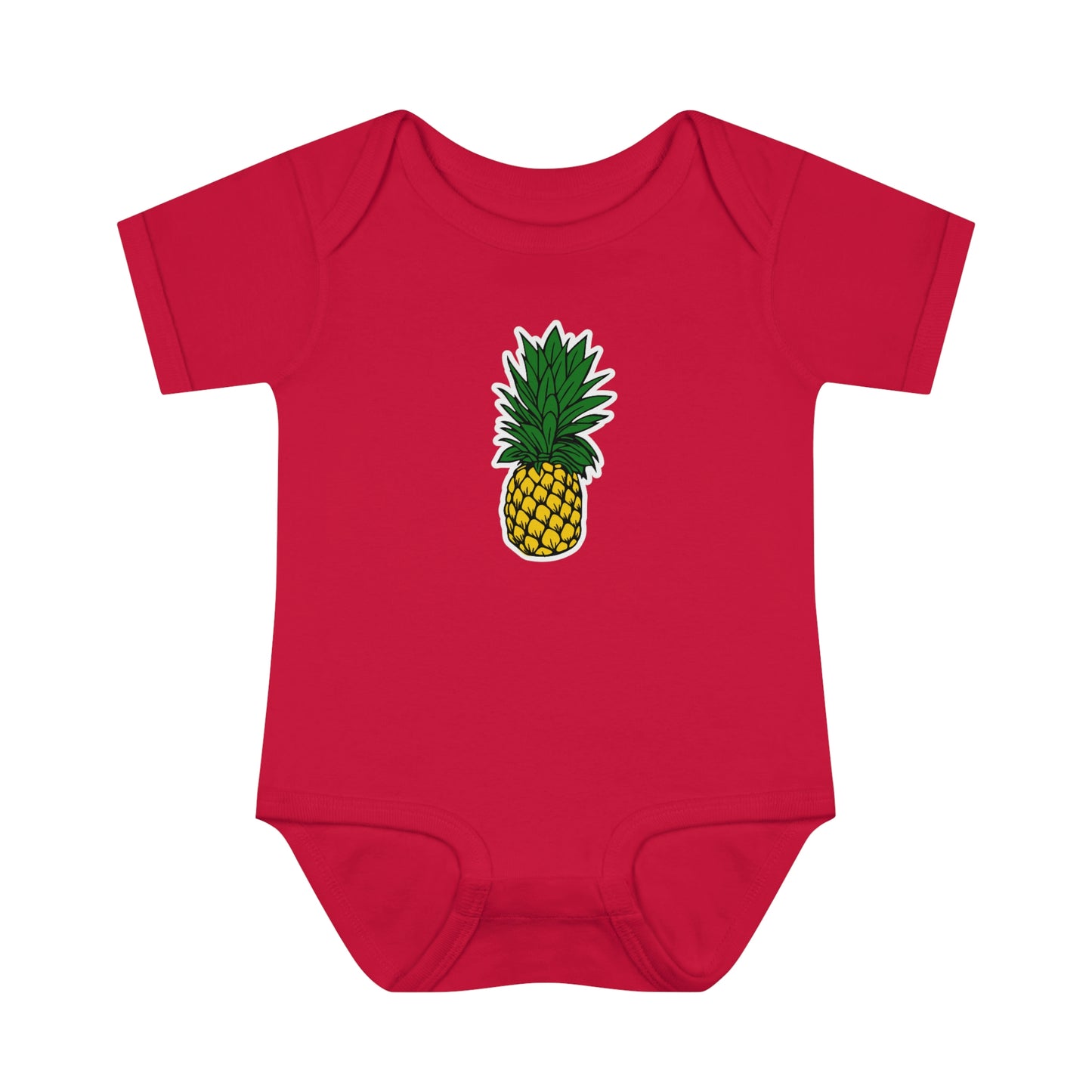 Pineapple Infant Baby Rib Bodysuit