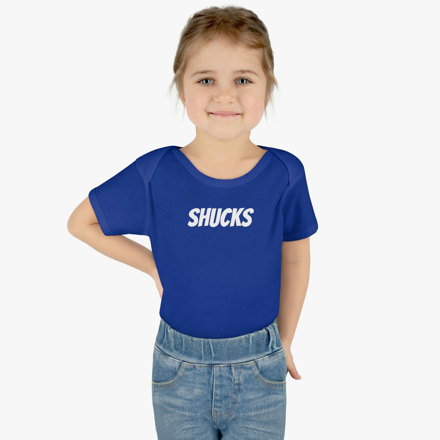 Shucks Infant Baby Rib Bodysuit