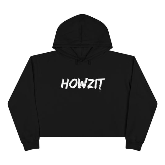 Howzit Crop Hoodie