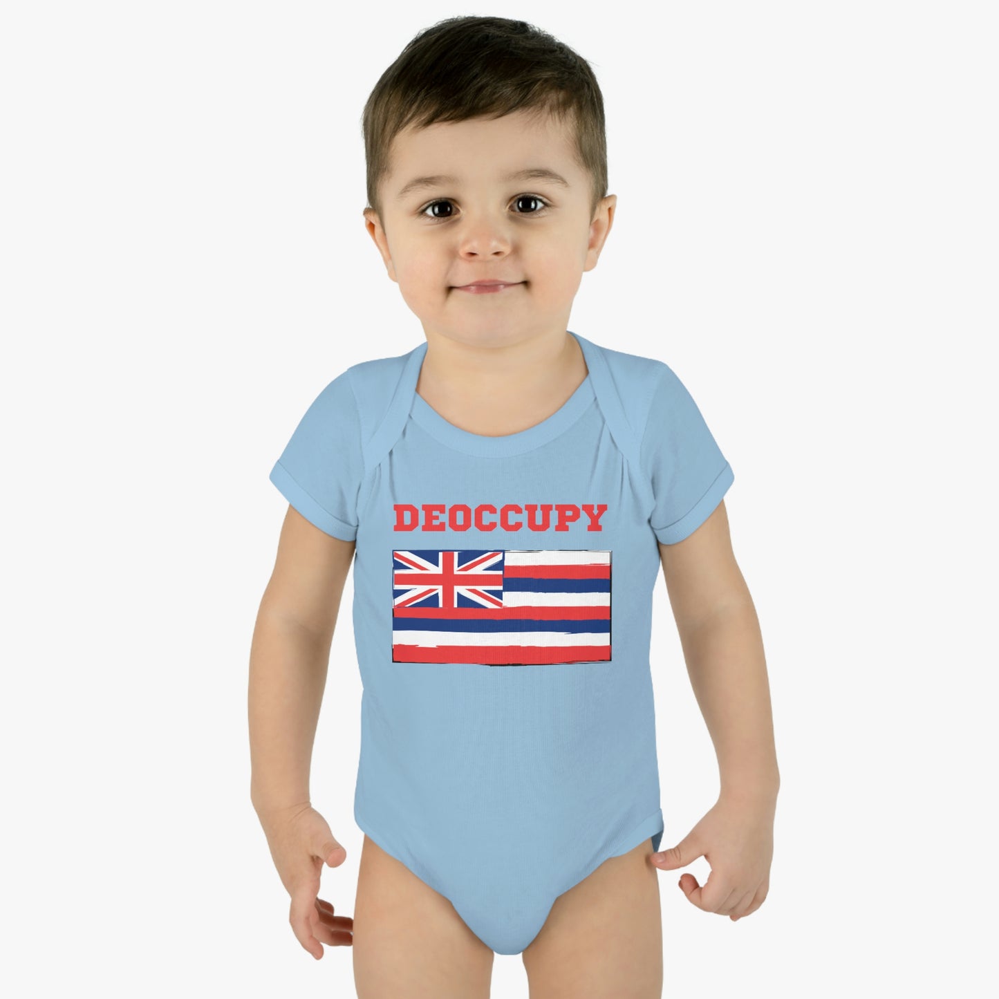 DEOCCUPY Infant Baby Rib Bodysuit