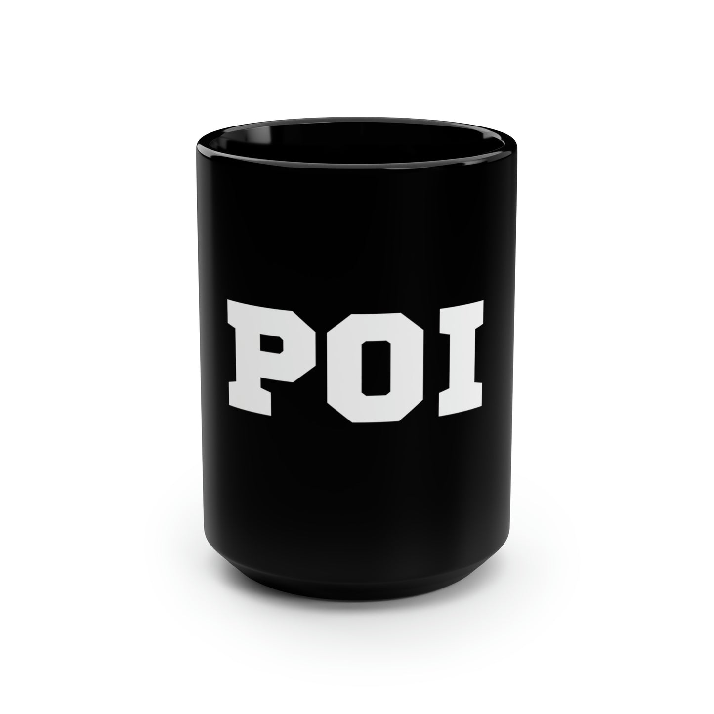 PoiBlack Mug, 15oz