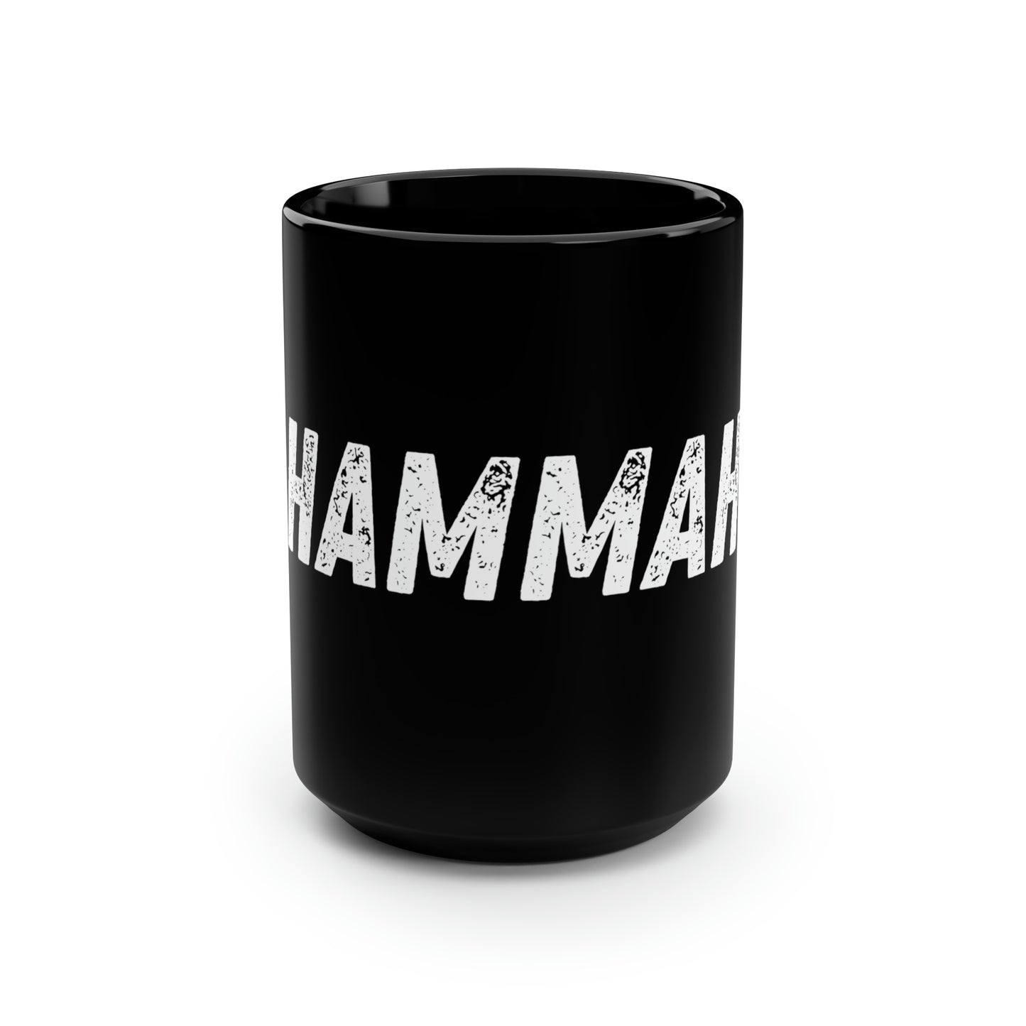 Hammah Black Mug, 15oz